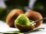 kiwi, flesh, fruit, food, spoon, kiwifruit, snack, dessert, healthy, vitamins, organic, natural, closeup